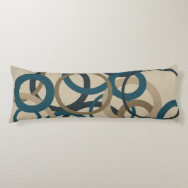 Säljcirklar och pekkretsar kroppskudde