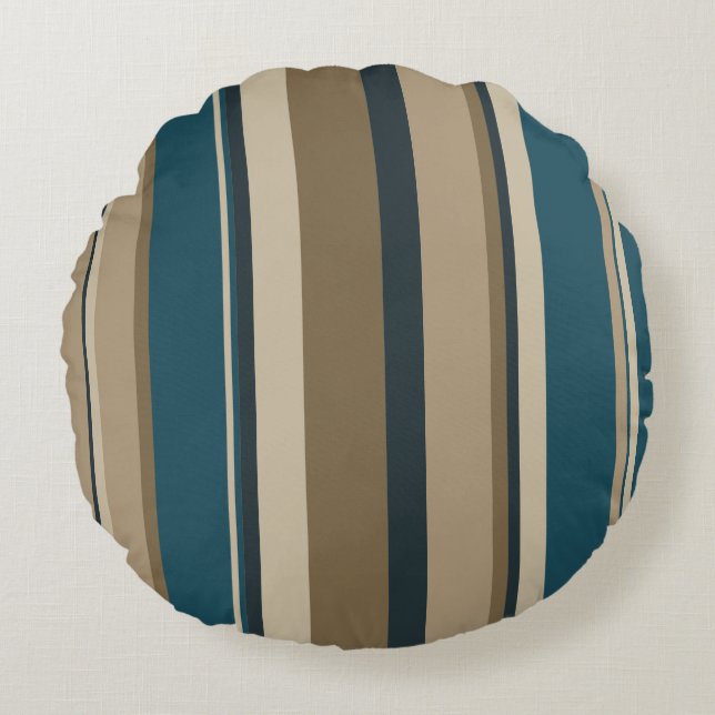 Säljcirklar och pekkretsar rund kudde (Framsidan)