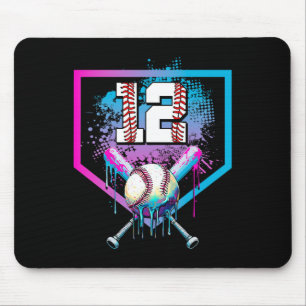 Säljdropp 12:e Birthday Home Plate Boy Ungdom 12 å Musmatta