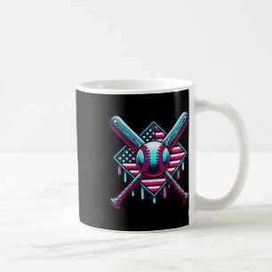 Säljdropp för boys American Flagga Usa Graphic Pat Kaffemugg
