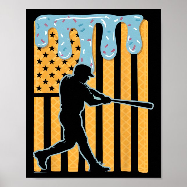 Säljdroppar som kör iscram Sell American Fl Poster (Framsidan)
