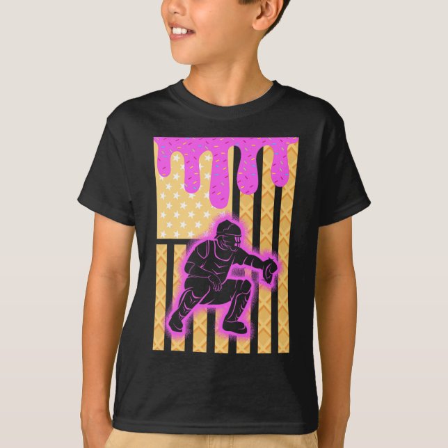 Säljdroppar som kör iscram Sell American Fl T Shirt (Framsida)