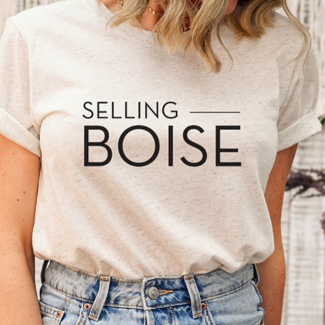 Säljer Boise - Säljer Sunset T-Shirt Mäklare (Selling Boise Tshirt like Selling Sunset the show)
