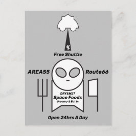 Säljfrämjande åtgärder för Space Mat Vykort