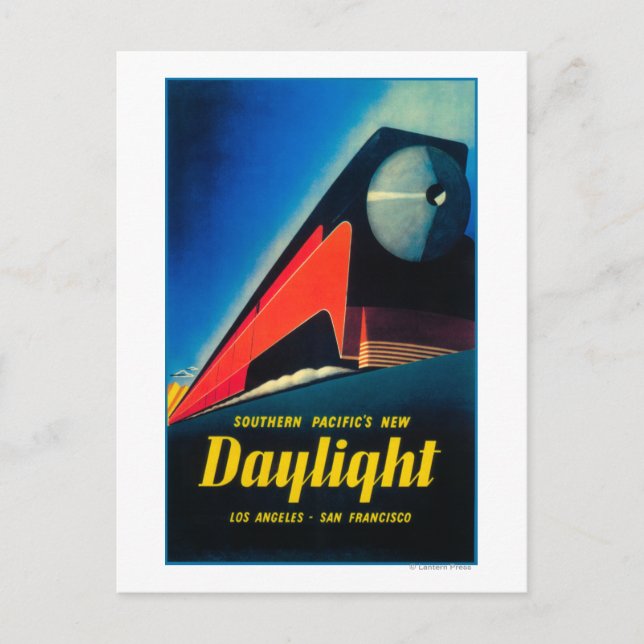 Säljfrämjande Poster i Tåg Vykort (Framsida)