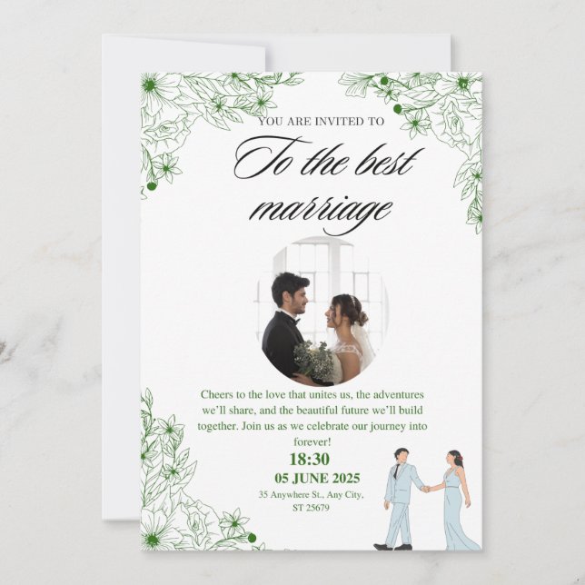 Säljinbjudan med underbar design inbjudningar (Framsida)