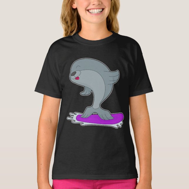 Säljs snöskida Vintersporter T Shirt (Framsida)