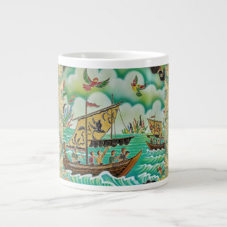 Säljväg med batik, Mugg, specialitet Jumbo Mugg