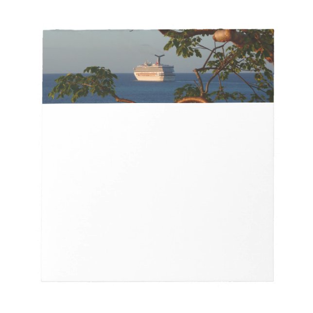 Säljväg vid Sunset I Cruise Vacation Anteckningsblock (Framsida)