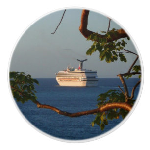 Säljväg vid Sunset I Cruise Vacation Knopp