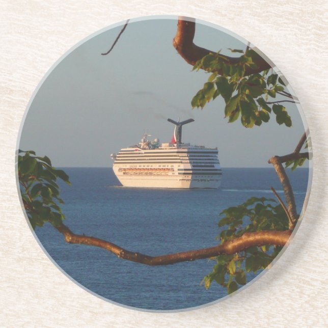 Säljväg vid Sunset I Cruise Vacation Underlägg (Framsidan)