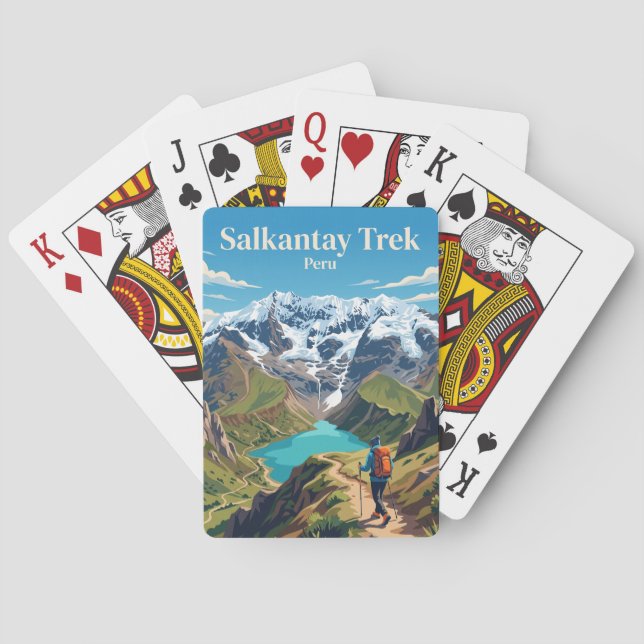 Salkantay-vandring Peru Casinokort (Baksidan)