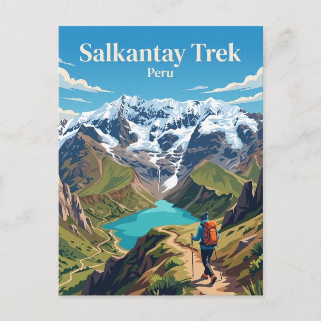 Salkantay-vandring Peru Vykort (Framsida)