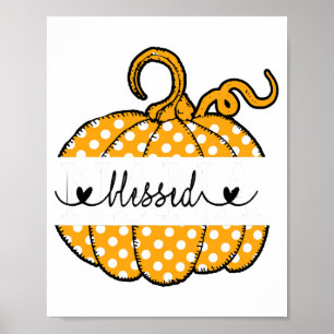Säll Nana Pumpkin Art Thanksgiving Halloween Poster