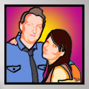 Sall och Curtis Poster