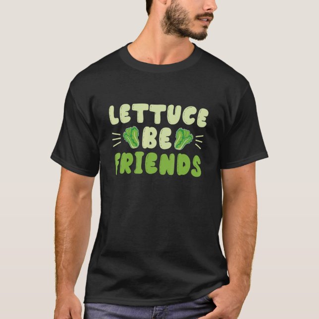 Sallad Att Vara Vänner Marsvin Guinea T Shirt (Framsida)