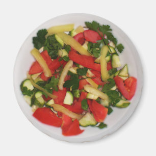 Sallad av köksväxter magnet