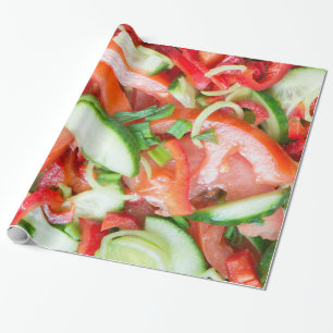 Sallad av köksväxter presentpapper