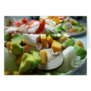 Sallad Hälsningskort