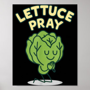 Sallad Prata Roligt Kristet Skämt Tro Humor Poster