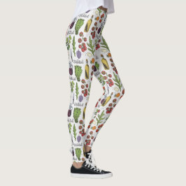 Salladmönsterdamasker Leggings