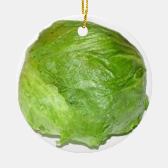 Salladshuvud Julgransprydnad Keramik (Framsidan)