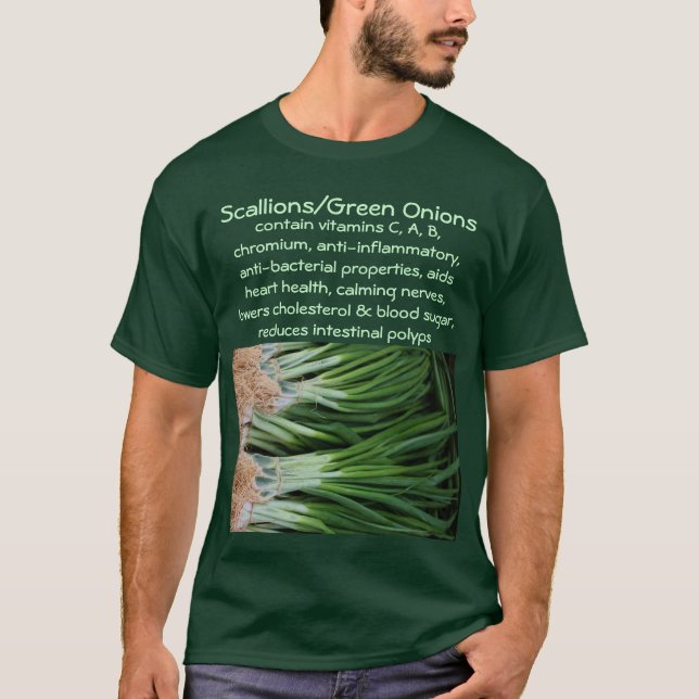 Salladslök-/salladslökmanar skjorta t shirt (Framsida)
