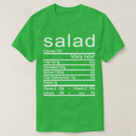 Salladsmatrisens etikett t shirt