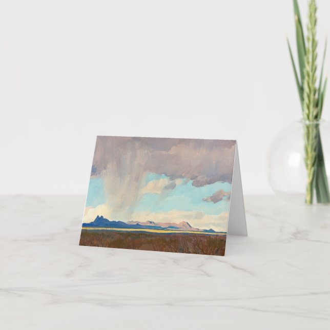 Sällan efter Bukt av Maynard Dixon Tack Kort (Framsida)