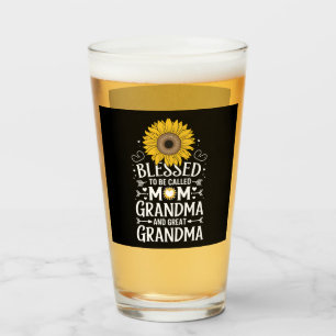 Sällan kallad mamma mormor fantastisk solros glaskopp