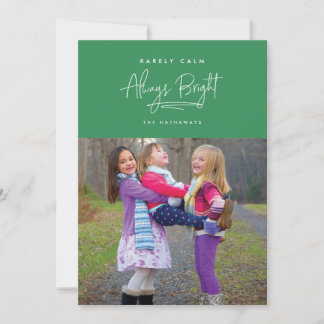 Sällan Lugn, Alltid Ljus Anpassad Färg Foto Kort