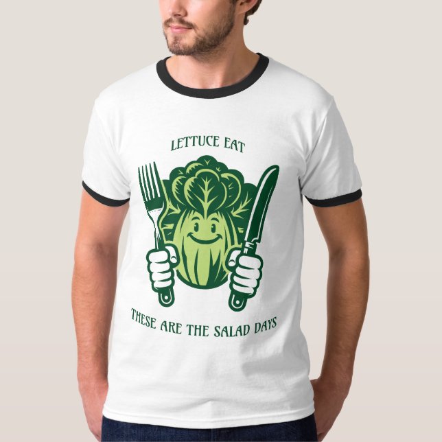 Sallat, det här är saladagen t shirt (Framsida)