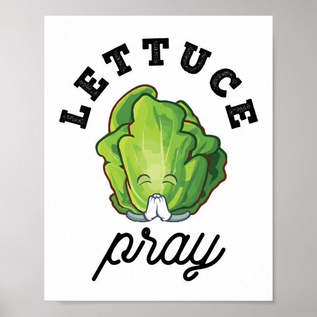 Sallat Pray Poster (Framsidan)