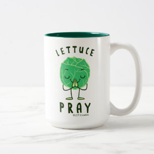 Sallat Pray Två-Tonad Mugg