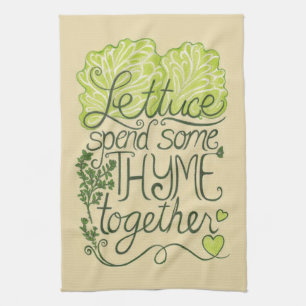 Sallat spenderar lite Thyme Together Kitchen Towel Kökshandduk