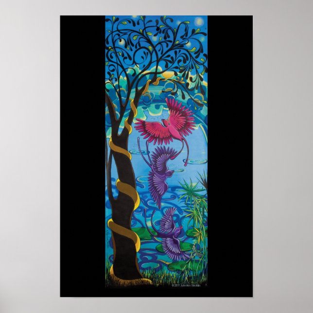 Sällfåglar vid 6:30 poster (Framsidan)