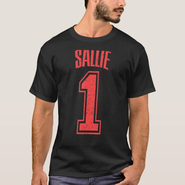 Sallie Supporter nummer 1 Biggest Fläkt T Shirt (Framsida)