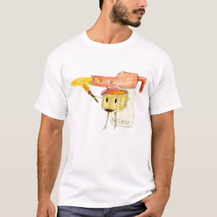 Sällsam Crème Brûlée Söt Efterrätt Rolig Tecknad K T Shirt