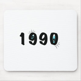Sällsam musmatta med grafik från 1990 | Konstnärli