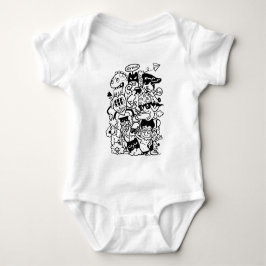 Sällsam samling tecknade figurer t shirt