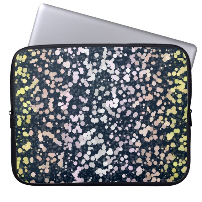 Sällsam Söt Retro Boho Flora Pangender Pride Flagg Laptop Fodral (Framsidan)