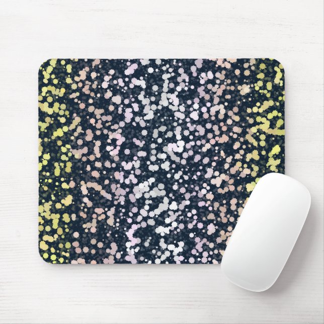 Sällsam Söt Retro Boho Flora Pangender Pride Flagg Musmatta (Med mus)