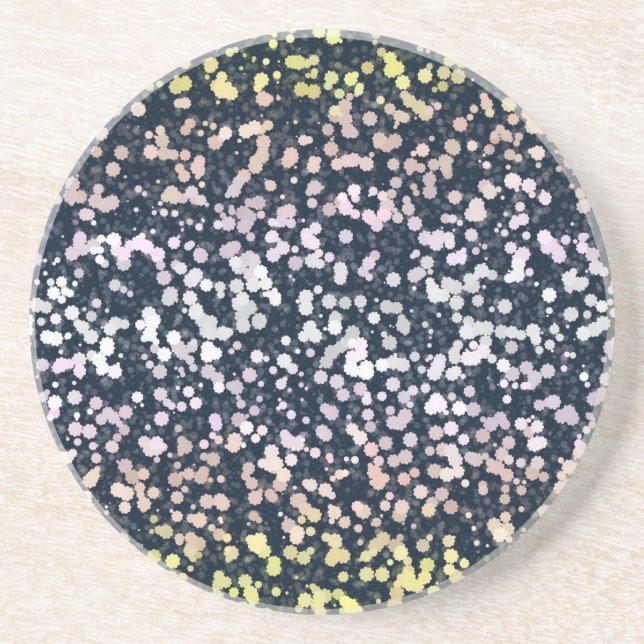 Sällsam Söt Retro Boho Flora Pangender Pride Flagg Underlägg (Framsidan)