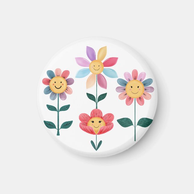 Sällsamma blommor magnet (Framsidan)
