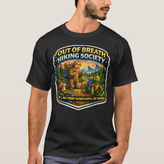 Sällskapet för andfådd vandring Långsamdare Sköldp T Shirt