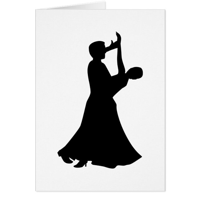 Sällskapsdans Hälsningskort (Framsidan)