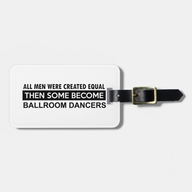 Sällskapsdansdesigner Bagagebricka (Horisontell Framsida)