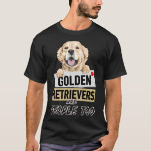 Sällskapsdjur är människor för gyllene uppfödare. t shirt