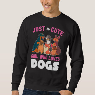 Sällskapsdjur, Hund, flickor, kvinnor, Hundägare C Lång Ärmad Tröja