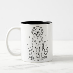 Sällskapsdjur Mamma Foto Anpassat Hund Personligt Två-Tonad Mugg